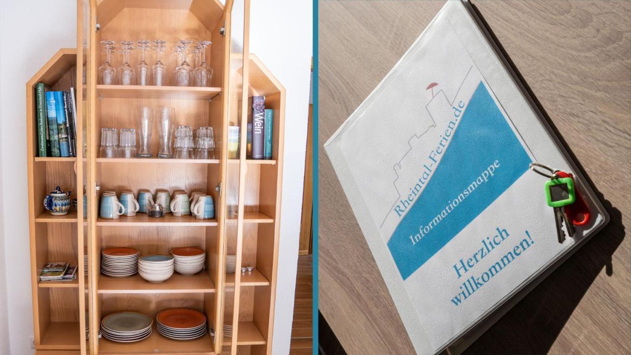 Niederheimbach Rheintal-Ferien - 90 Qm Ferienwohnung Mit Wine & Style - Dein Urlaub Am Rhein מראה חיצוני תמונה